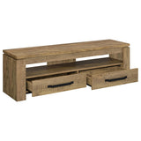 Elkton 2-drawer Engineered Wood 59-inch TV Stand Mango - Tampa Furniture Outlet