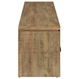 Elkton 2-drawer Engineered Wood 59-inch TV Stand Mango - Tampa Furniture Outlet