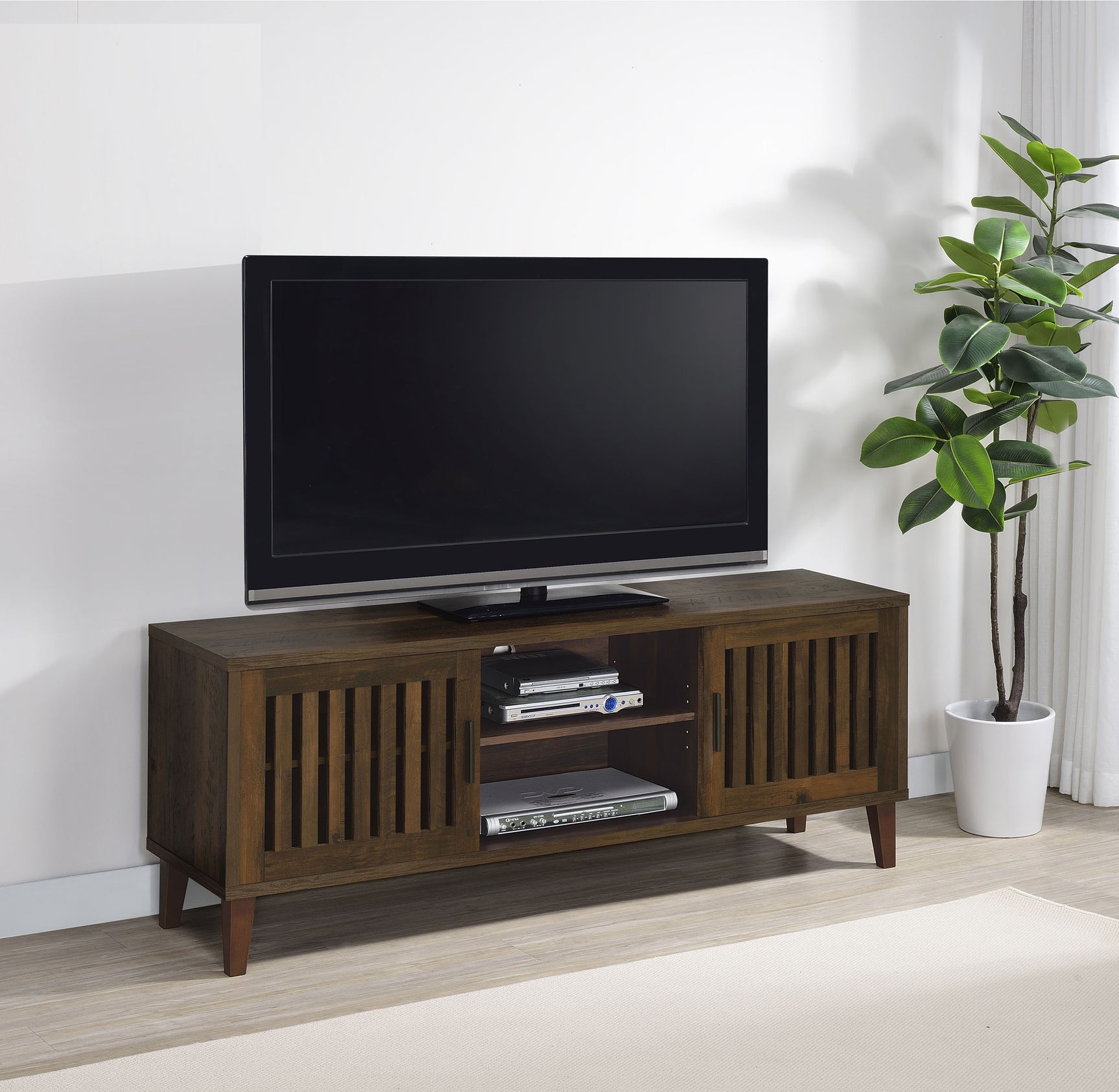 Sedona 2-door Engineered Wood 60-inch TV Stand Dark Pine - Tampa Furniture Outlet