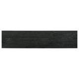 Marsden 2-door Mango Wood 70-inch TV Stand Charcoal Black - Tampa Furniture Outlet