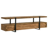 Otto 5-drawer Mango Wood 70-inch TV Stand Media Console Brown - Tampa Furniture Outlet