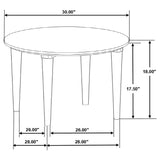 Aldis 3-piece Coffee and End Table Set White - Tampa Furniture Outlet