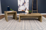 Lynette Square Engineered Wood End Table Mango - Tampa Furniture Outlet