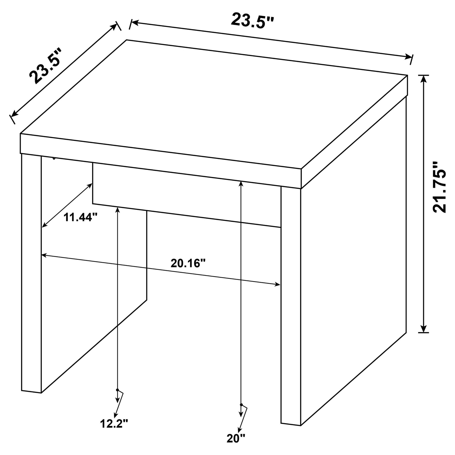 Lynette 2-piece Rectangular Coffee and End Table Set Mango - Tampa Furniture Outlet