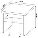 Lynette 3-piece Rectangular Coffee and End Table Set Mango - Tampa Furniture Outlet