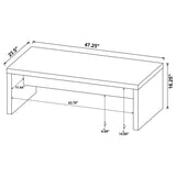 Lynette Rectangular Engineered Wood Coffee Table Mango - Tampa Furniture Outlet