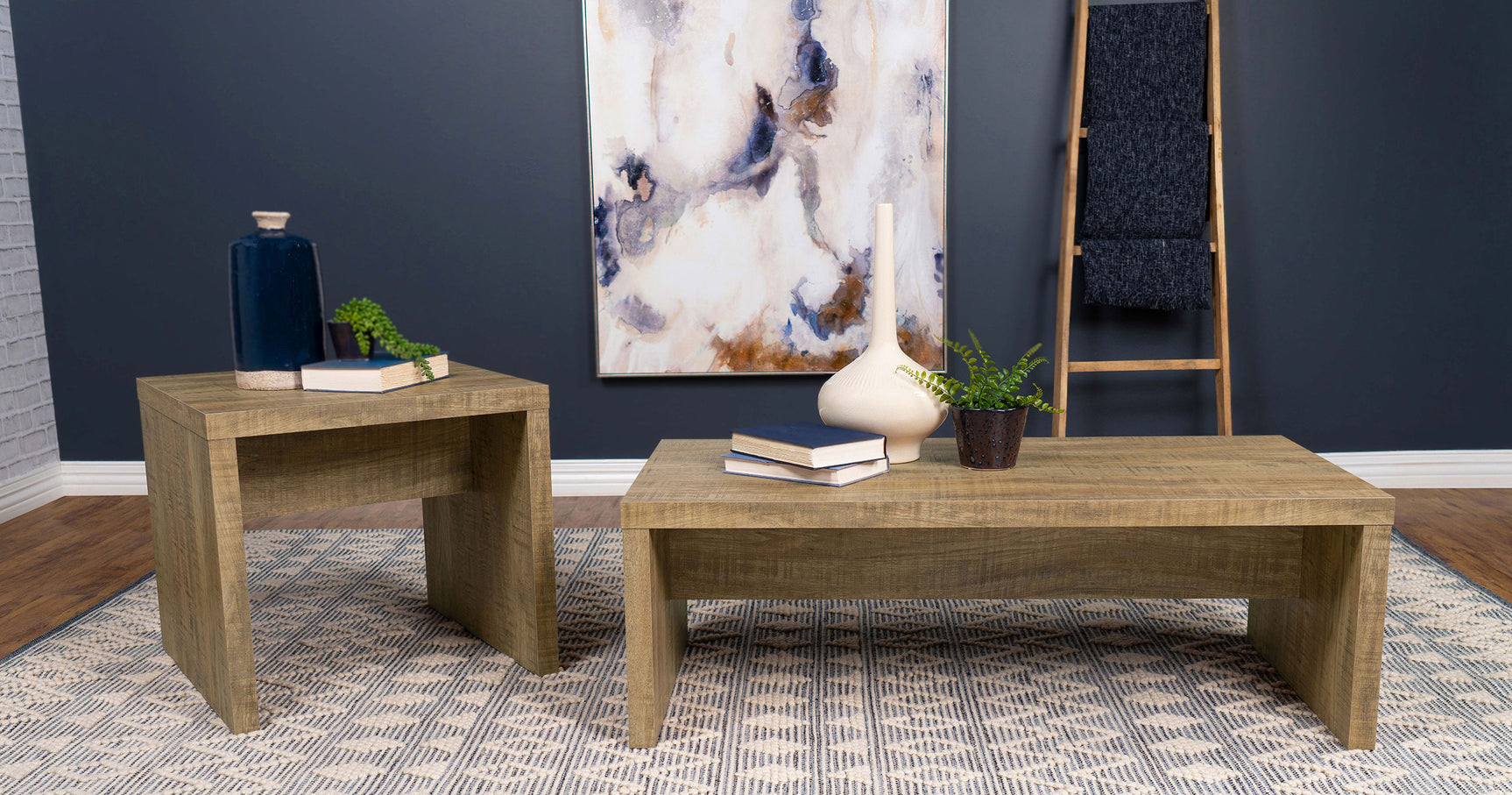 Lynette Rectangular Engineered Wood Coffee Table Mango - Tampa Furniture Outlet