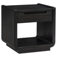 Tampa Furniture Outlet - Coaster - Leandro 1-drawer Wood Occasional Side End Table Burnished Black - 704637