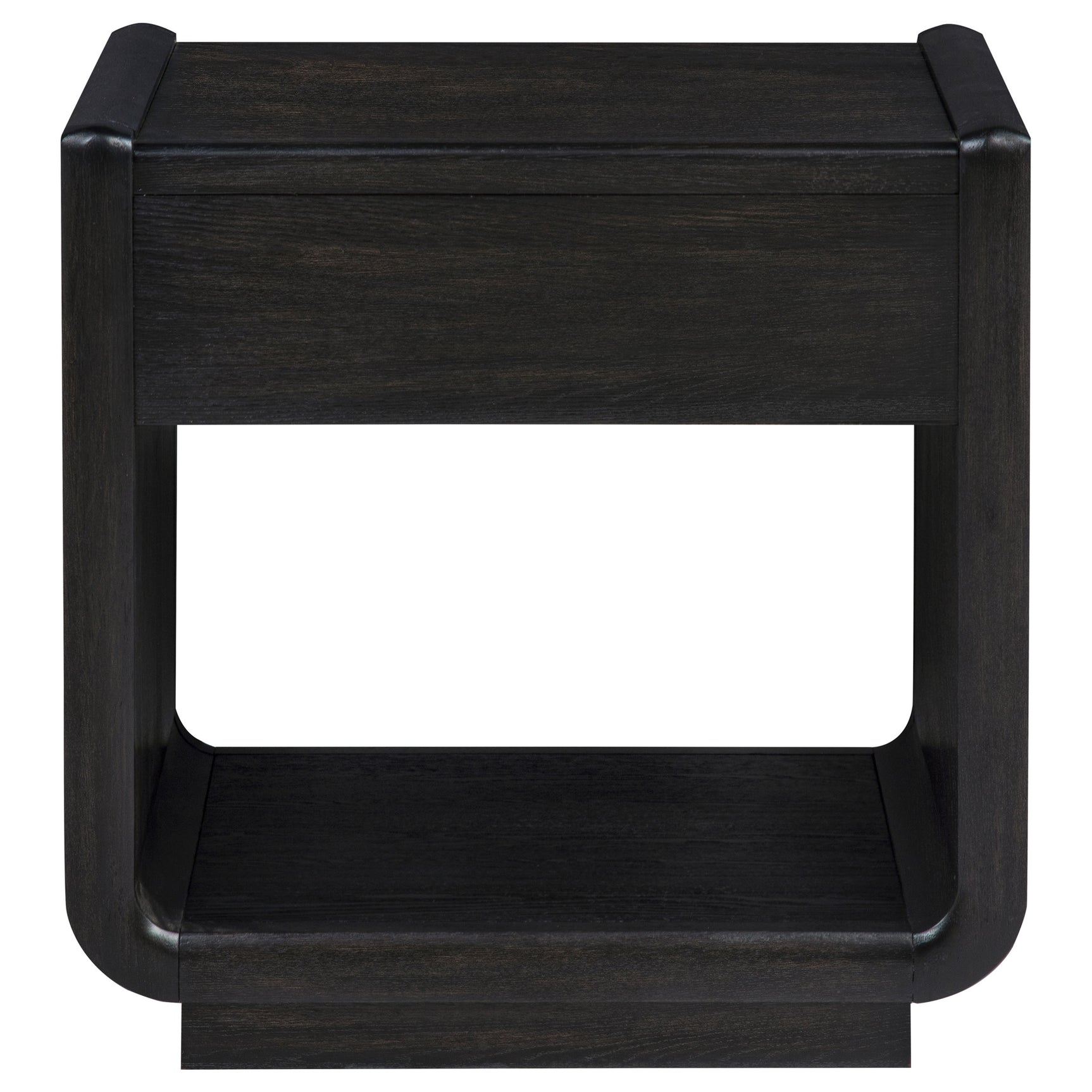 Leandro 1-drawer Wood Occasional Side End Table Burnished Black