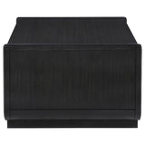Leandro 2-drawer Wood Cocktail Coffee Table Burnished Black