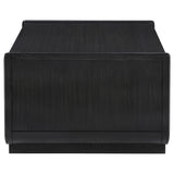 Leandro 2-drawer Wood Cocktail Coffee Table Burnished Black