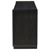 Leandro 2-drawer Entryway Sofa Console Table Burnished Black