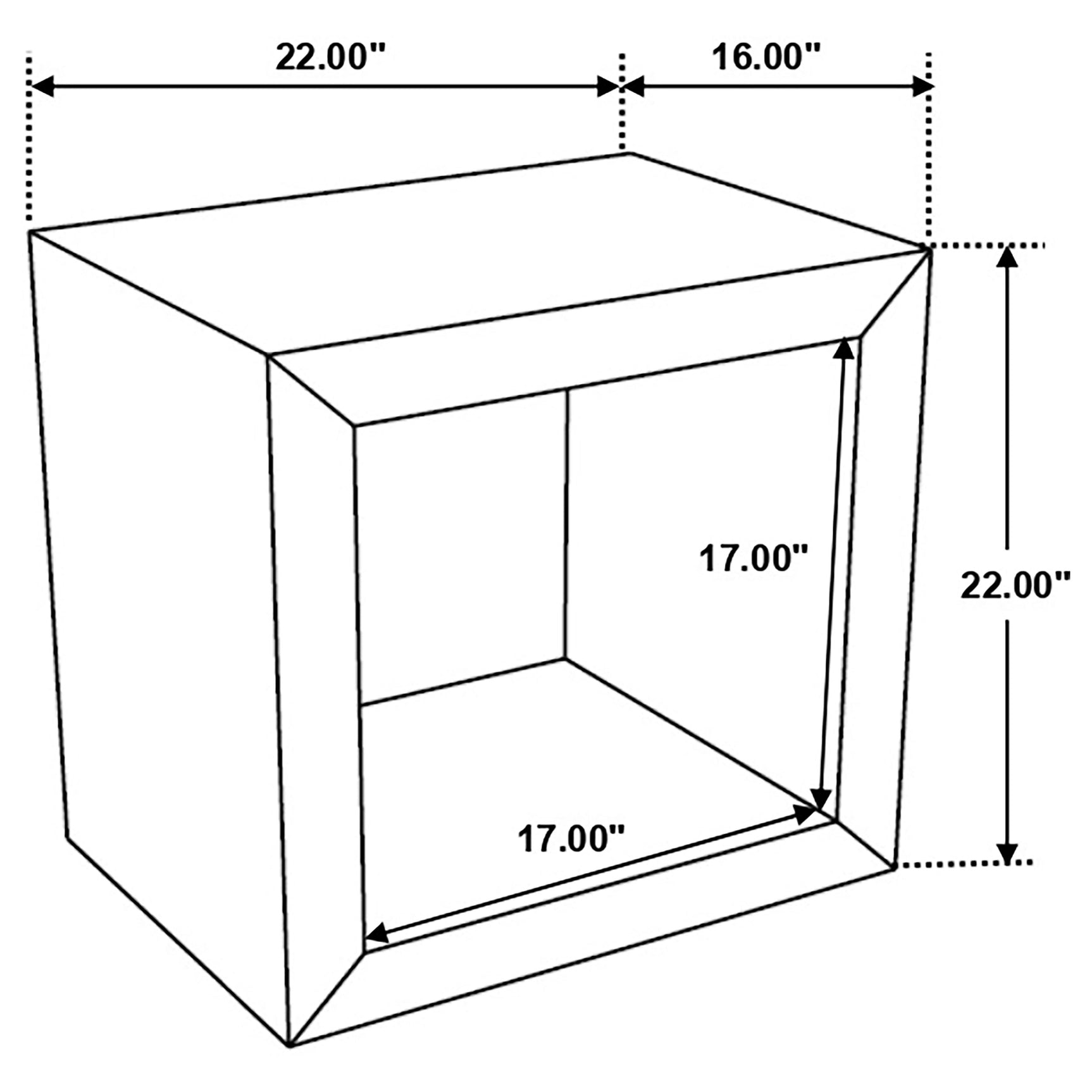 Benton Rectangular Solid Wood End Table Natural - Tampa Furniture Outlet