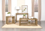Benton Rectangular Solid Wood End Table Natural - Tampa Furniture Outlet