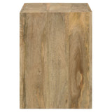 Benton 2-piece Solid Mango Coffee and End Table Set Natural - Tampa Furniture Outlet