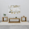 Tampa Furniture Outlet - Coaster - Benton 3-piece Solid Mango Coffee and End Table Set Natural - 704838-S3