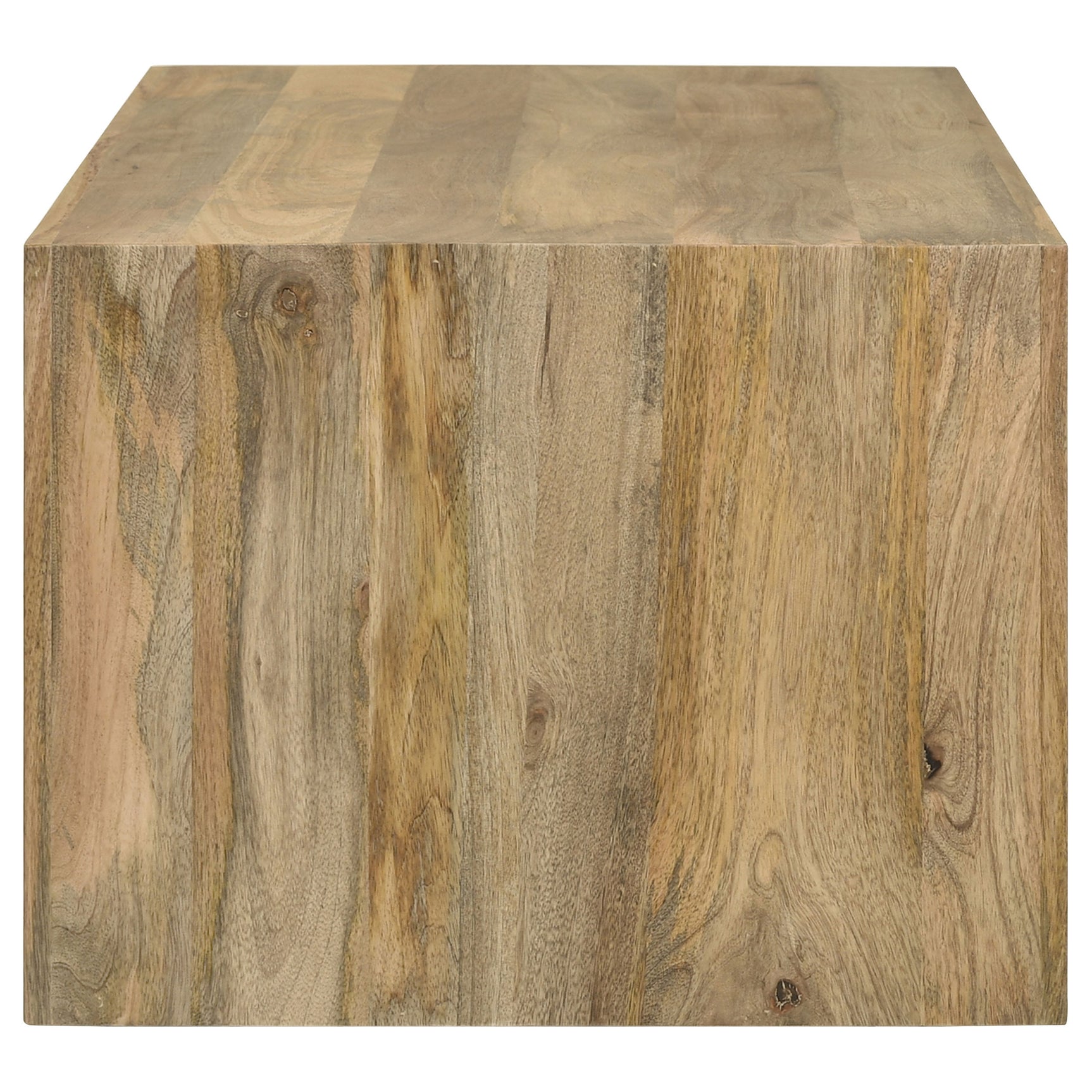 Benton Rectangular Solid Wood Coffee Table Natural - Tampa Furniture Outlet