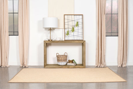 Benton Rectangular Solid Wood Sofa Console Table Natural - Tampa Furniture Outlet