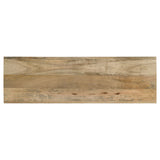 Benton Rectangular Solid Wood Sofa Console Table Natural - Tampa Furniture Outlet