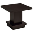 Tampa Furniture Outlet - Coaster - Reston Square Engineered Wood Side End Table Cappuccino - 705167
