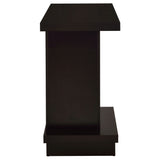 Reston Engineered Wood Pedestal Console Table Cappuccino - Tampa Furniture Outlet