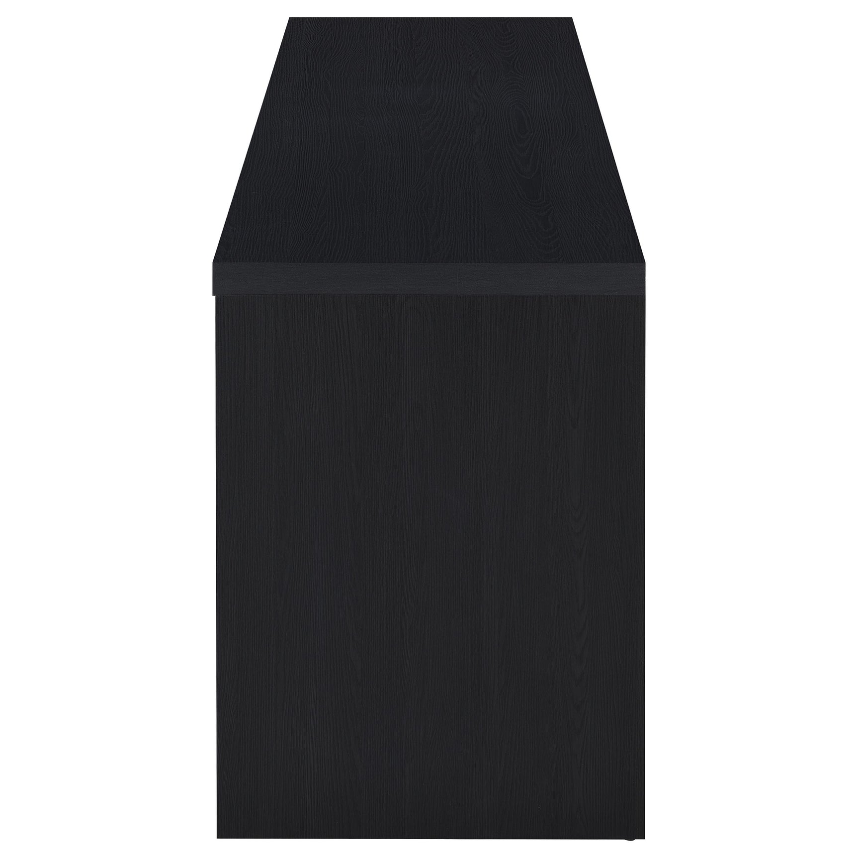 Rutland 59-inch 3-drawer TV Stand Media Console Black - Tampa Furniture Outlet