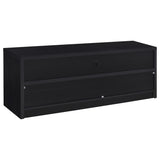 Rutland 59-inch 3-drawer TV Stand Media Console Black - Tampa Furniture Outlet