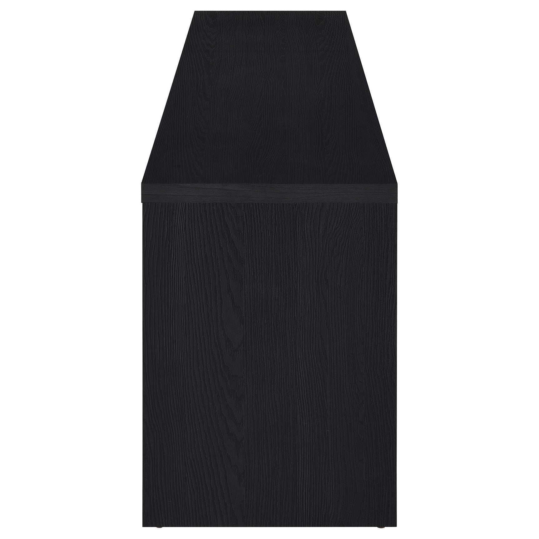 Rutland 78-inch 3-drawer TV Stand Media Console Black - Tampa Furniture Outlet