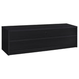 Rutland 78-inch 3-drawer TV Stand Media Console Black - Tampa Furniture Outlet