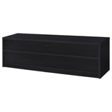 Rutland 78-inch 3-drawer TV Stand Media Console Black - Tampa Furniture Outlet