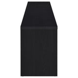 Rutland 78-inch 3-drawer TV Stand Media Console Black - Tampa Furniture Outlet