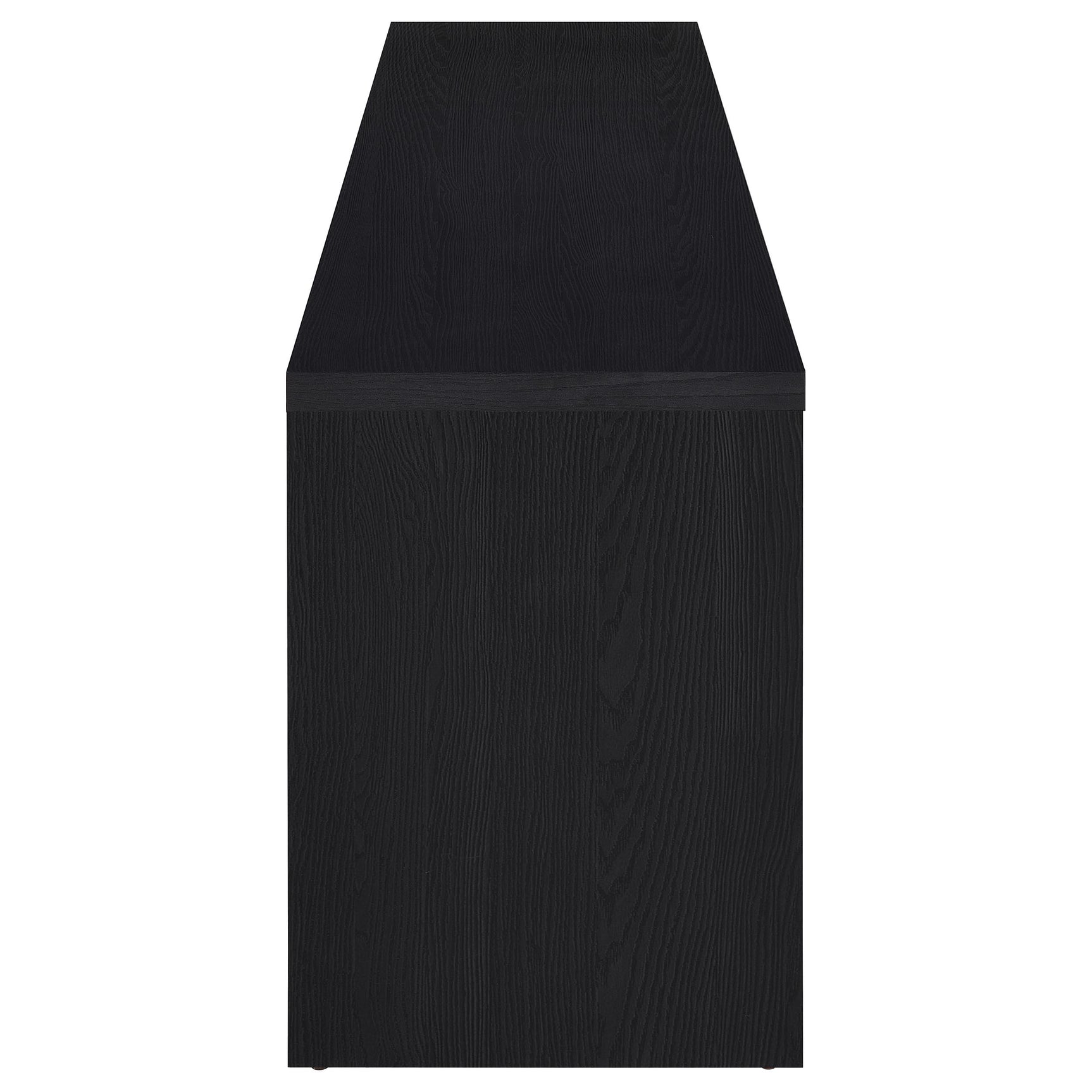 Rutland 78-inch 3-drawer TV Stand Media Console Black - Tampa Furniture Outlet