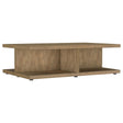 Tampa Furniture Outlet - Coaster - Cortona Square Engineered Wood Cocktail Coffee Table Mango - 706178