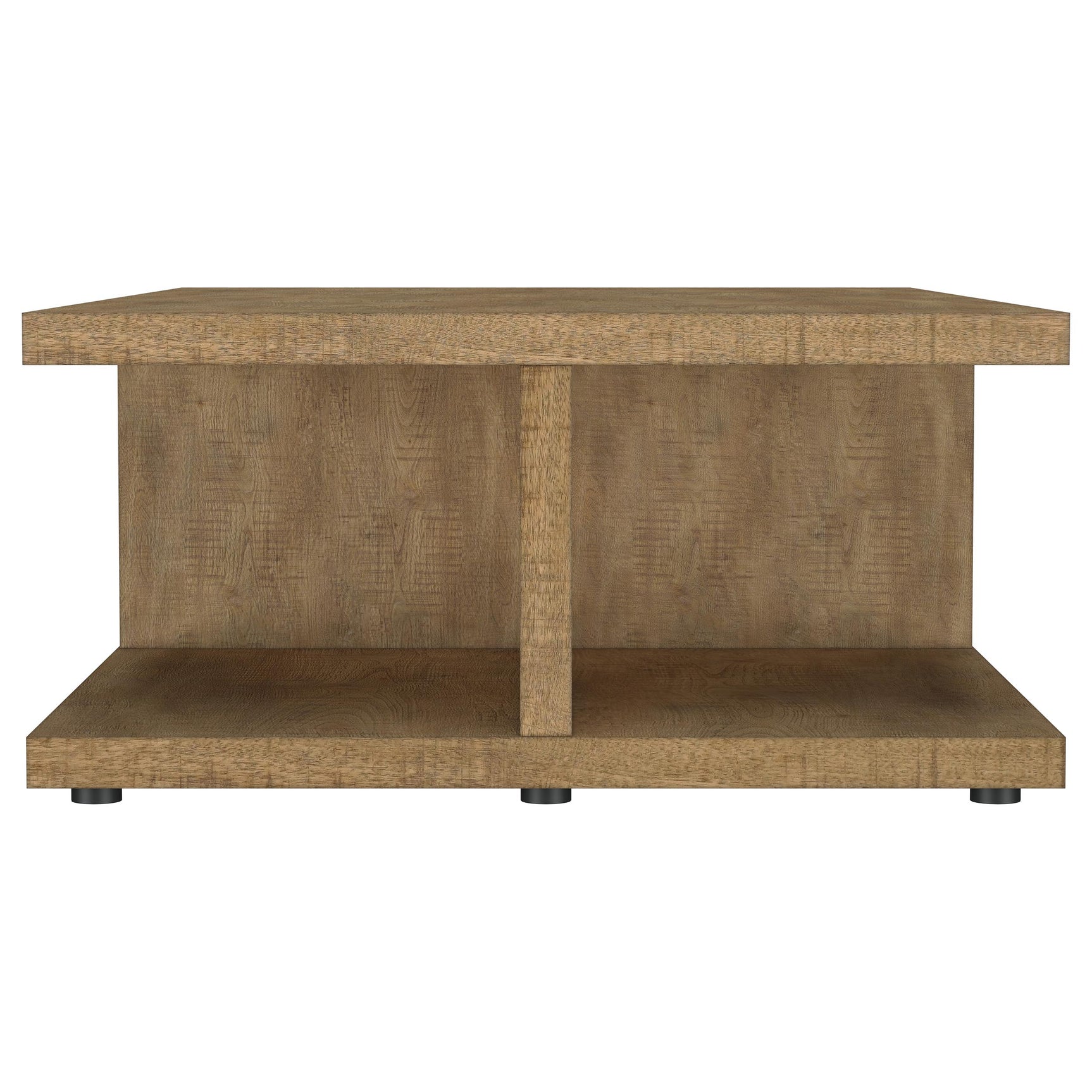 Cortona Square Engineered Wood Cocktail Coffee Table Mango - Tampa Furniture Outlet