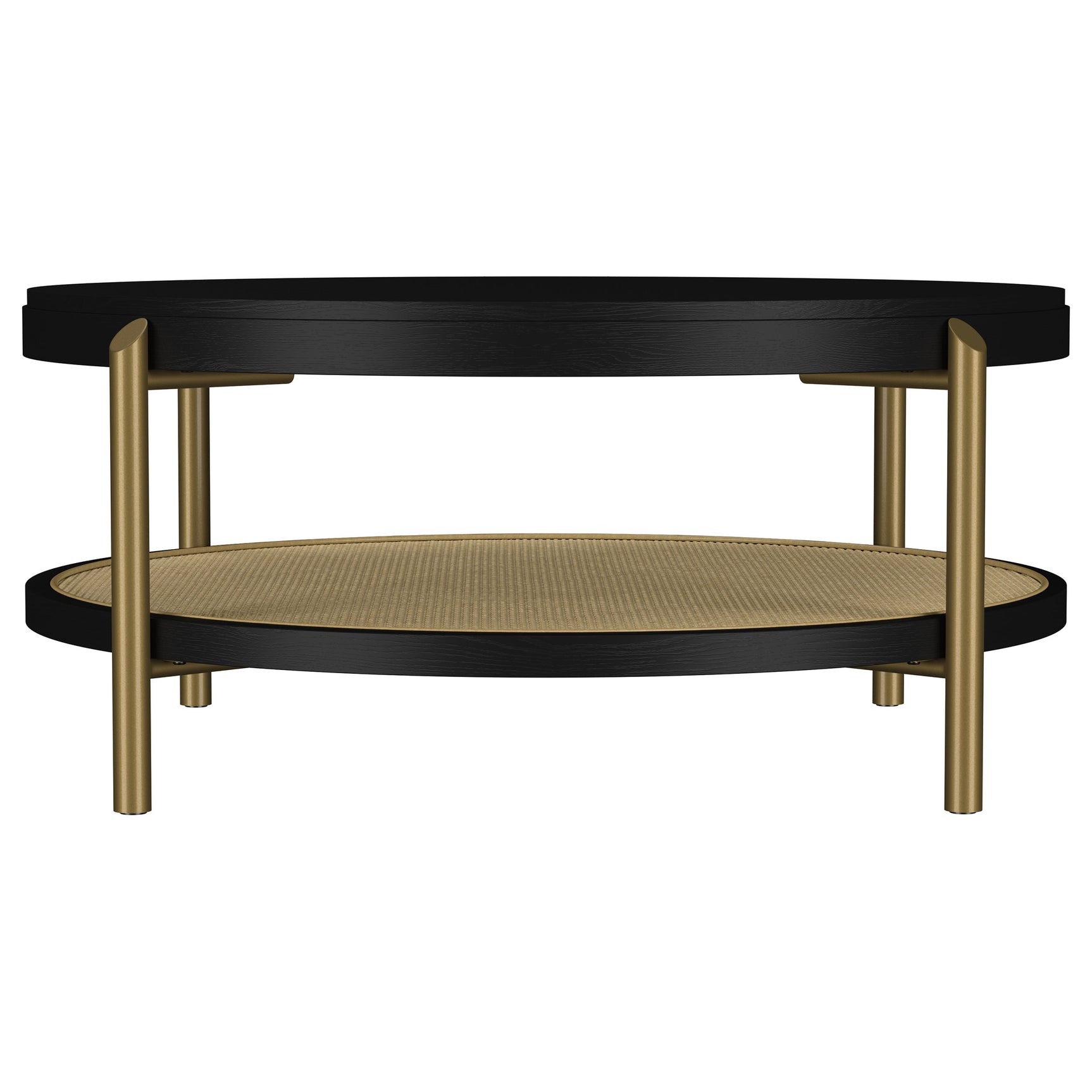 Arini 3-piece Round Coffee and End Table Set Black - Tampa Furniture Outlet