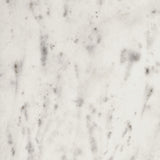 Haven Round Genuine White Marble Top End Side Table Black - Tampa Furniture Outlet