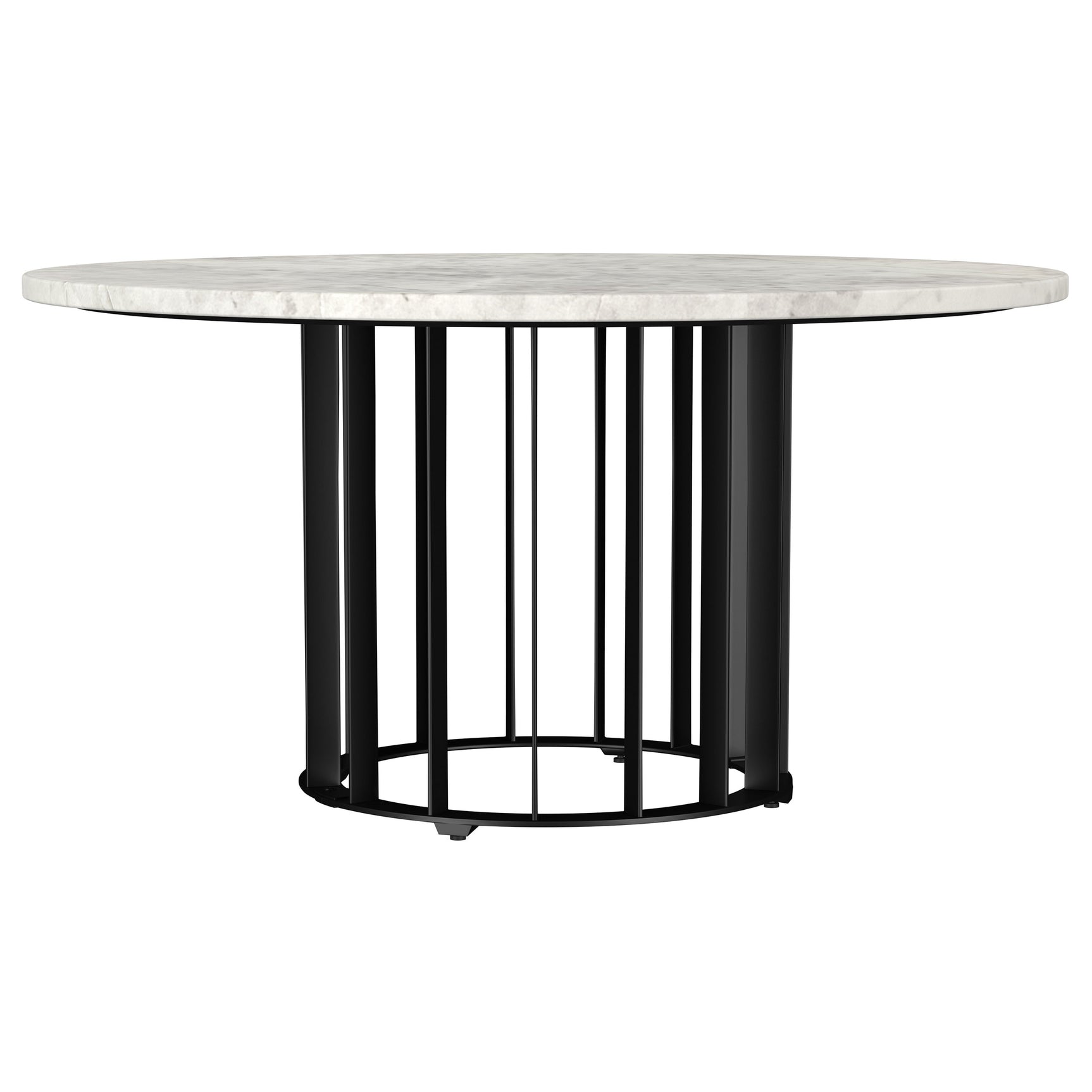 Haven 3-piece Round Marble Coffee and End Table Set Black - Tampa Furniture Outlet