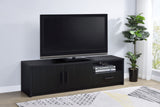 Murray 70-inch 2-door TV Stand Media Console Black - Tampa Furniture Outlet