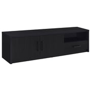 Tampa Furniture Outlet - Coaster - Murray 70-inch 2-door TV Stand Media Console Black - 706213