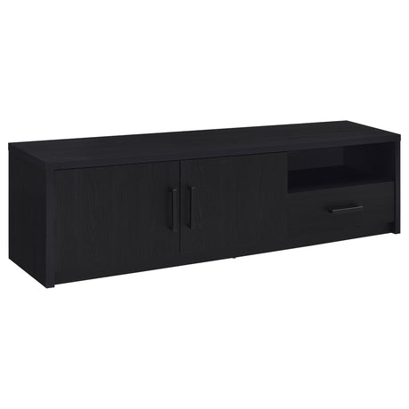 Tampa Furniture Outlet - Coaster - Murray 70-inch 2-door TV Stand Media Console Black - 706213