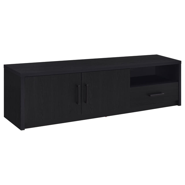 Tampa Furniture Outlet - Coaster - Murray 70-inch 2-door TV Stand Media Console Black - 706213