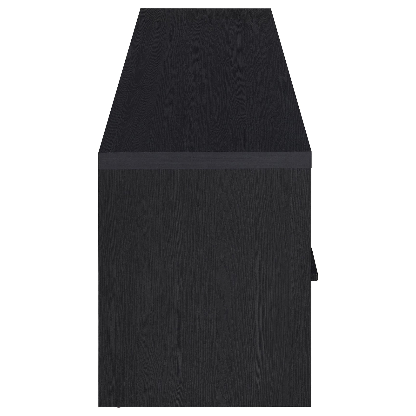 Murray 70-inch 2-door TV Stand Media Console Black - Tampa Furniture Outlet