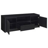 Winfield 3-piece Entertainment Center 60-inch TV Stand Black - Tampa Furniture Outlet