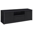 Tampa Furniture Outlet - Coaster - Winfield 60-inch 2-door TV Stand Media Console Black - 706222