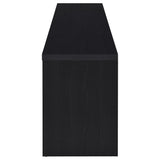 Winfield 60-inch 2-door TV Stand Media Console Black - Tampa Furniture Outlet
