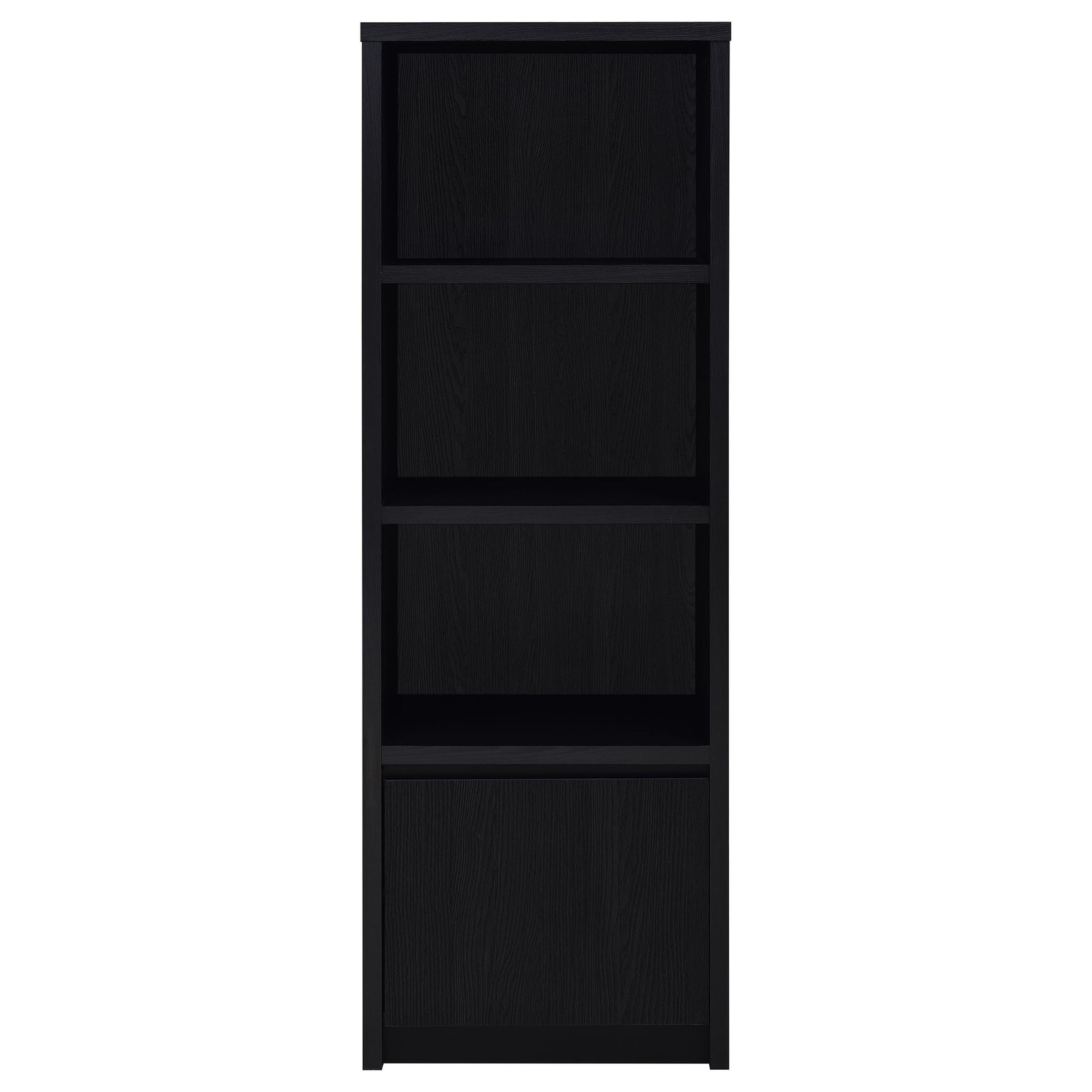 Winfield 3-piece Entertainment Center 78-inch TV Stand Black - Tampa Furniture Outlet