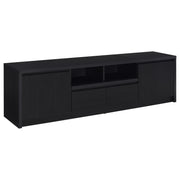 Tampa Furniture Outlet - Coaster - Winfield 78-inch 2-door TV Stand Media Console Black - 706223
