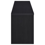 Winfield 78-inch 2-door TV Stand Media Console Black - Tampa Furniture Outlet