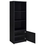 Winfield 3-shelf Media Tower Entertainment Pier Black - Tampa Furniture Outlet