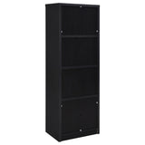 Winfield 3-shelf Media Tower Entertainment Pier Black - Tampa Furniture Outlet